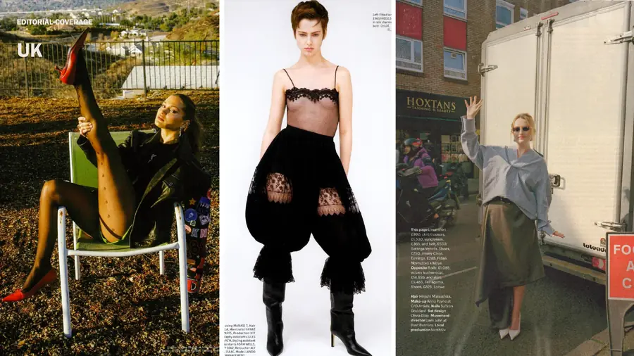 Jimmy Choo editorial publication, page 11 of 46