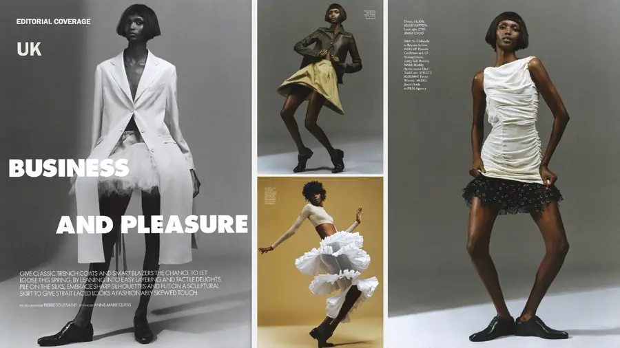 Jimmy Choo editorial publication, page 15 of 46