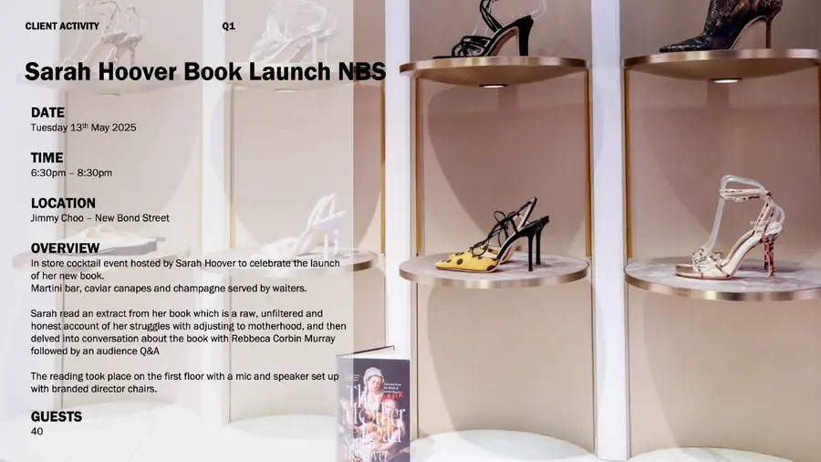 Jimmy Choo editorial publication, page 36 of 46